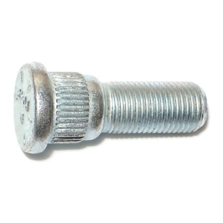 Midwest Fastener 1/2"-20 x 1-19/32" Zinc Plated Steel Fine Thread Automotive Wheel Studs 6PK 75406